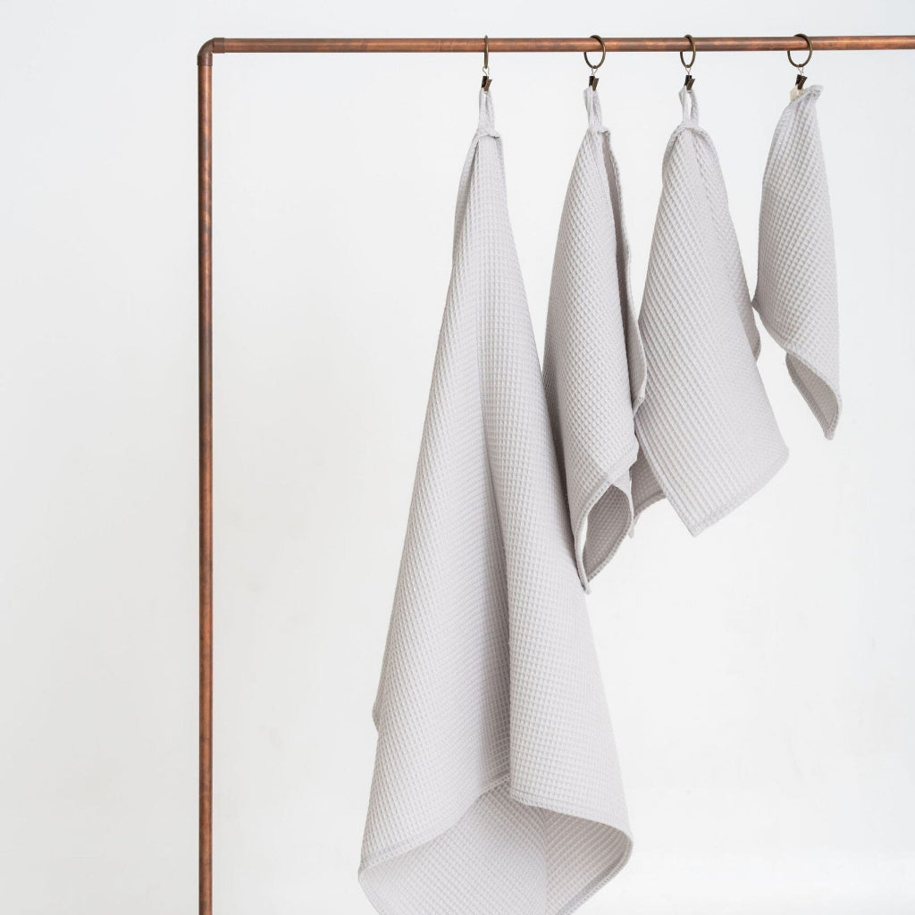 Handduk Handdukar VÅFFLA Set om 4st – Modern minimalism och taktil lyx (Flera varianter)