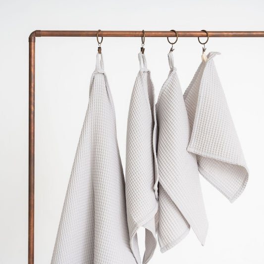 Handduk Handdukar VÅFFLA Set om 4st – Modern minimalism och taktil lyx (Flera varianter)