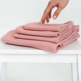 Handduk Handdukar VÅFFLA Set om 4st – Modern minimalism och taktil lyx (Flera varianter)