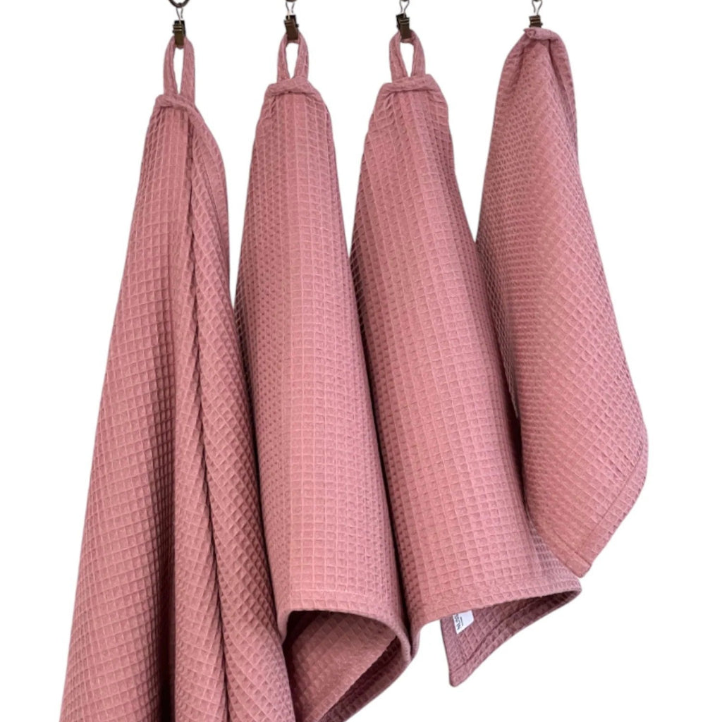 Handduk Handdukar VÅFFLA Set om 4st – Modern minimalism och taktil lyx (Flera varianter)