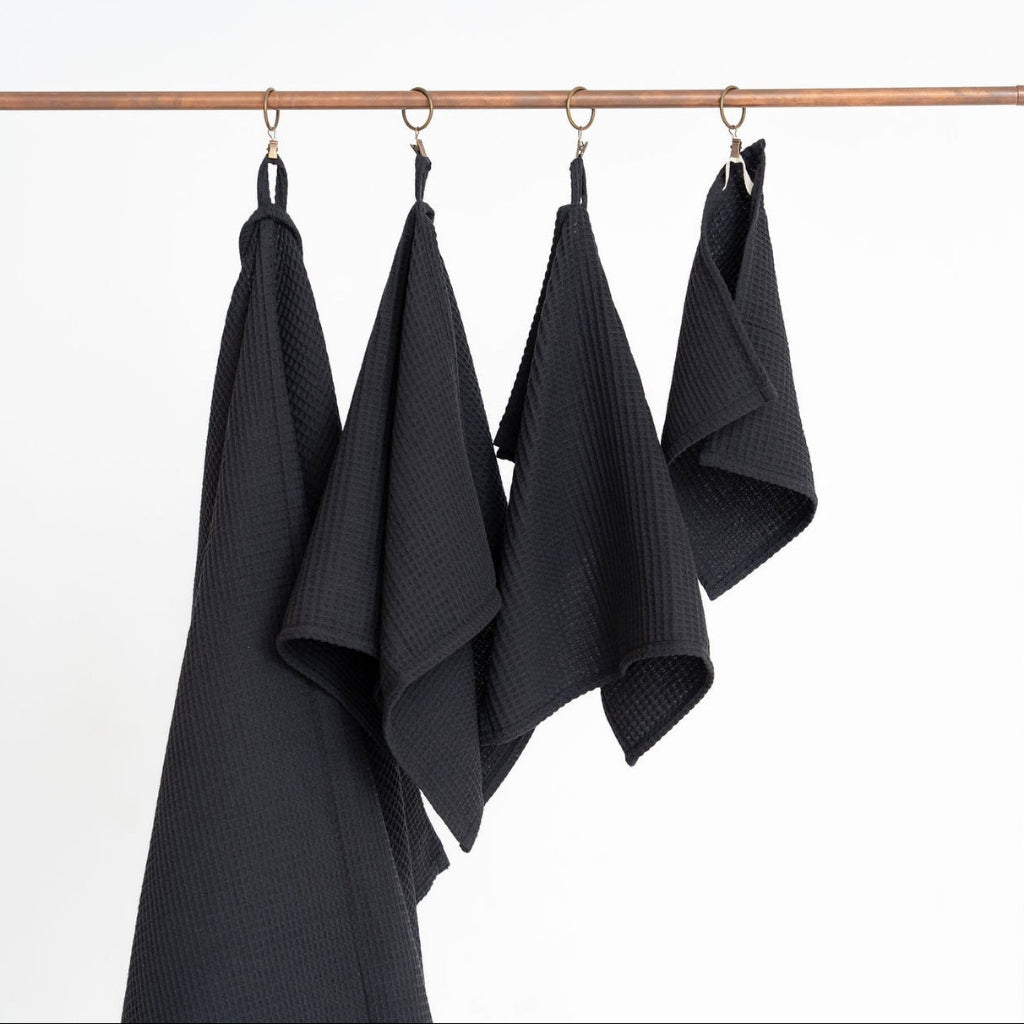 Handduk Handdukar VÅFFLA Set om 4st – Modern minimalism och taktil lyx (Flera varianter)