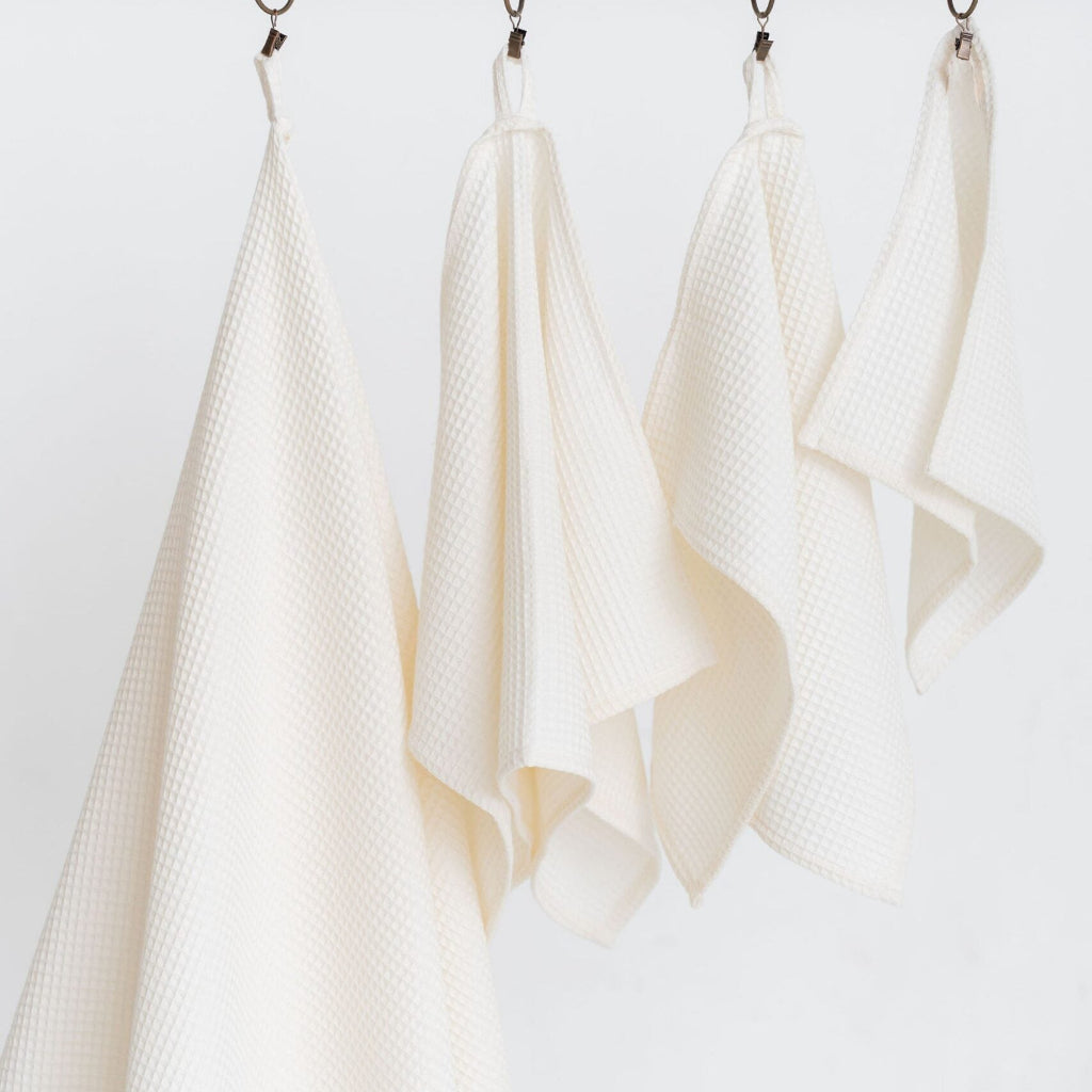 Handduk Handdukar VÅFFLA Set om 4st – Modern minimalism och taktil lyx (Flera varianter)