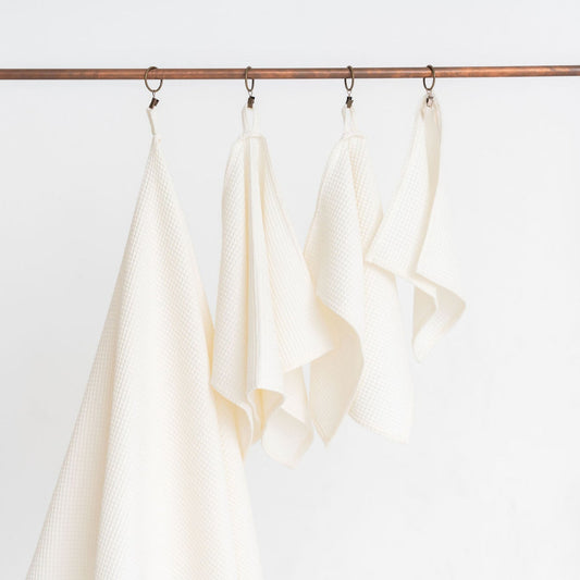 Handduk Handdukar VÅFFLA Set om 4st – Modern minimalism och taktil lyx (Flera varianter)