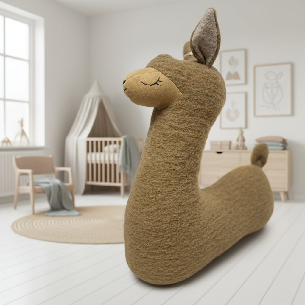 Babyleksaker Mjukisdjur ALPACKA 50 cm – En mjuk och kramvänlig vän för stora och små