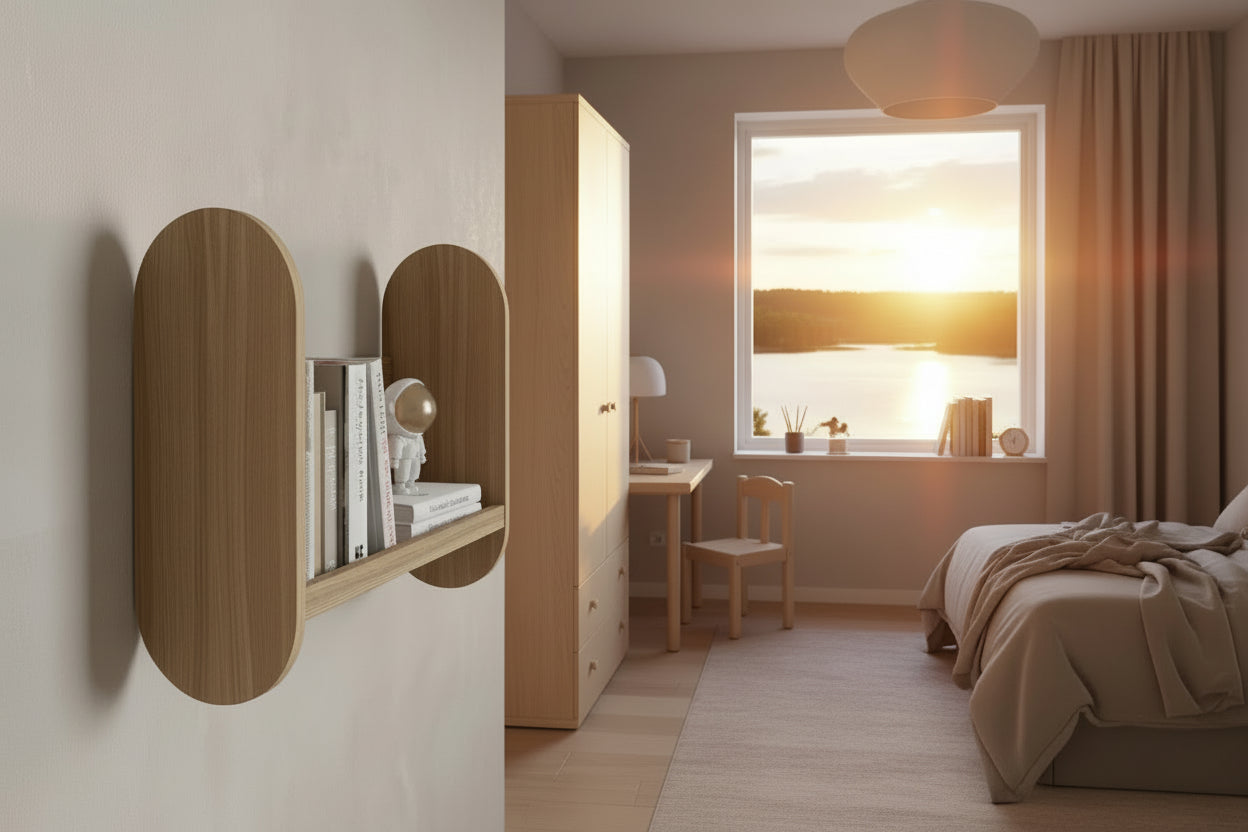 Kids Wooden Bookshelves CAPSULE - Small