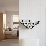 Hylla Toalettpappershylla MOLN – Kreativ förvaring för badrummet (Flera varianter)