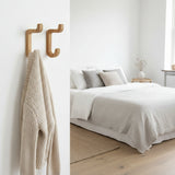 Krok Krokar set om 2st FRAMÅT – Stilrena klädhängare i massivt trä