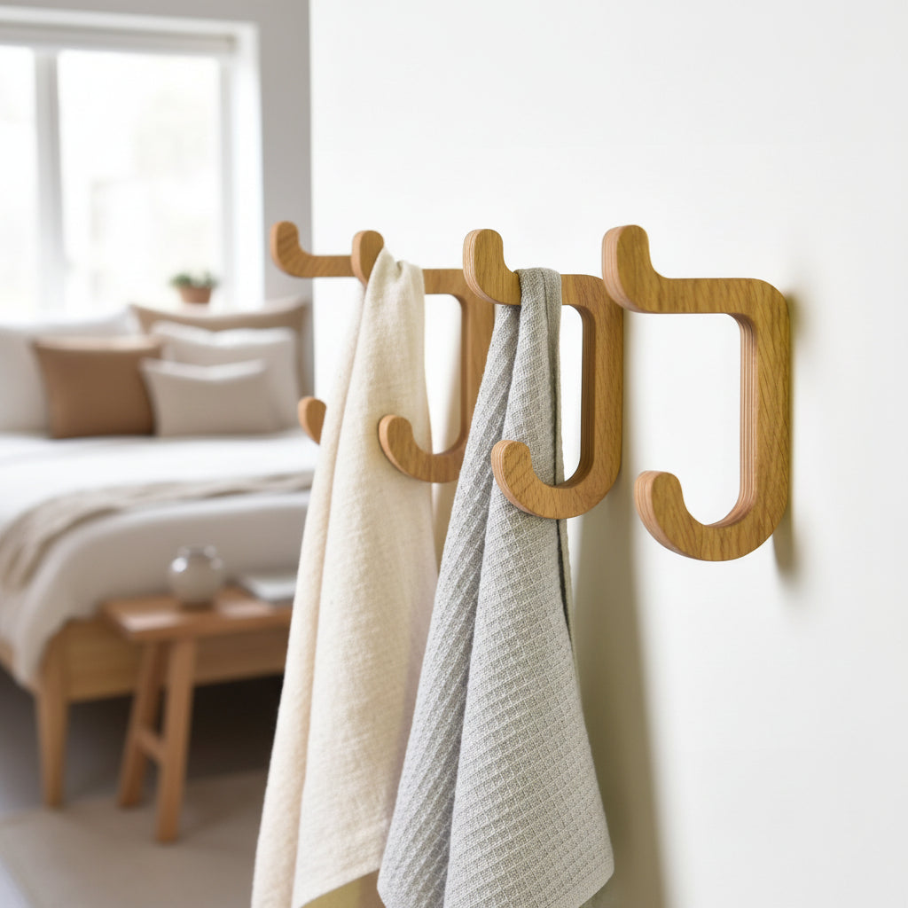 Krok Krokar set om 2st FRAMÅT – Stilrena klädhängare i massivt trä