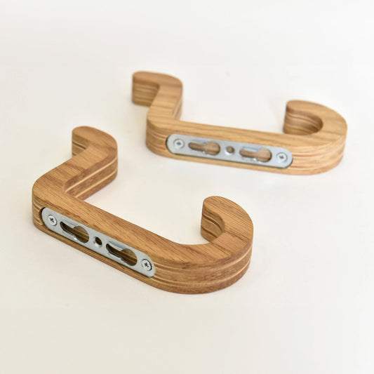 Krok Krokar set om 2st FRAMÅT – Stilrena klädhängare i massivt trä