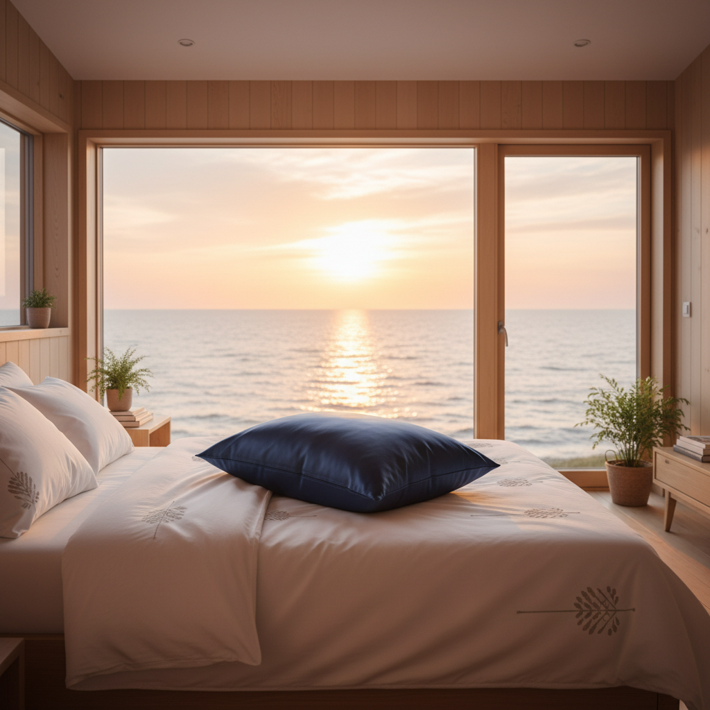 Mulberry Silk Pillowcase with Zipper, 22 Momme, 50×60