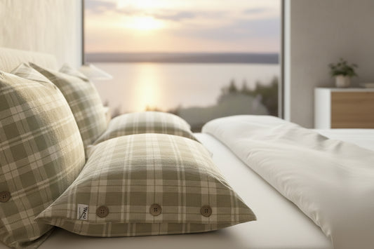 ROMA Örngotts­set - Beigerutig