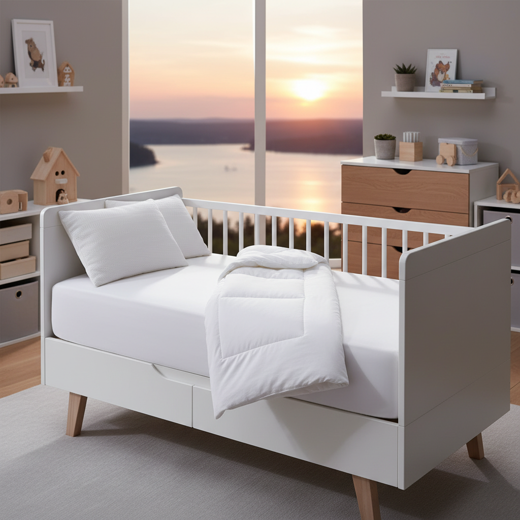 PASSA - Lakan för spjälsäng eller barnsäng