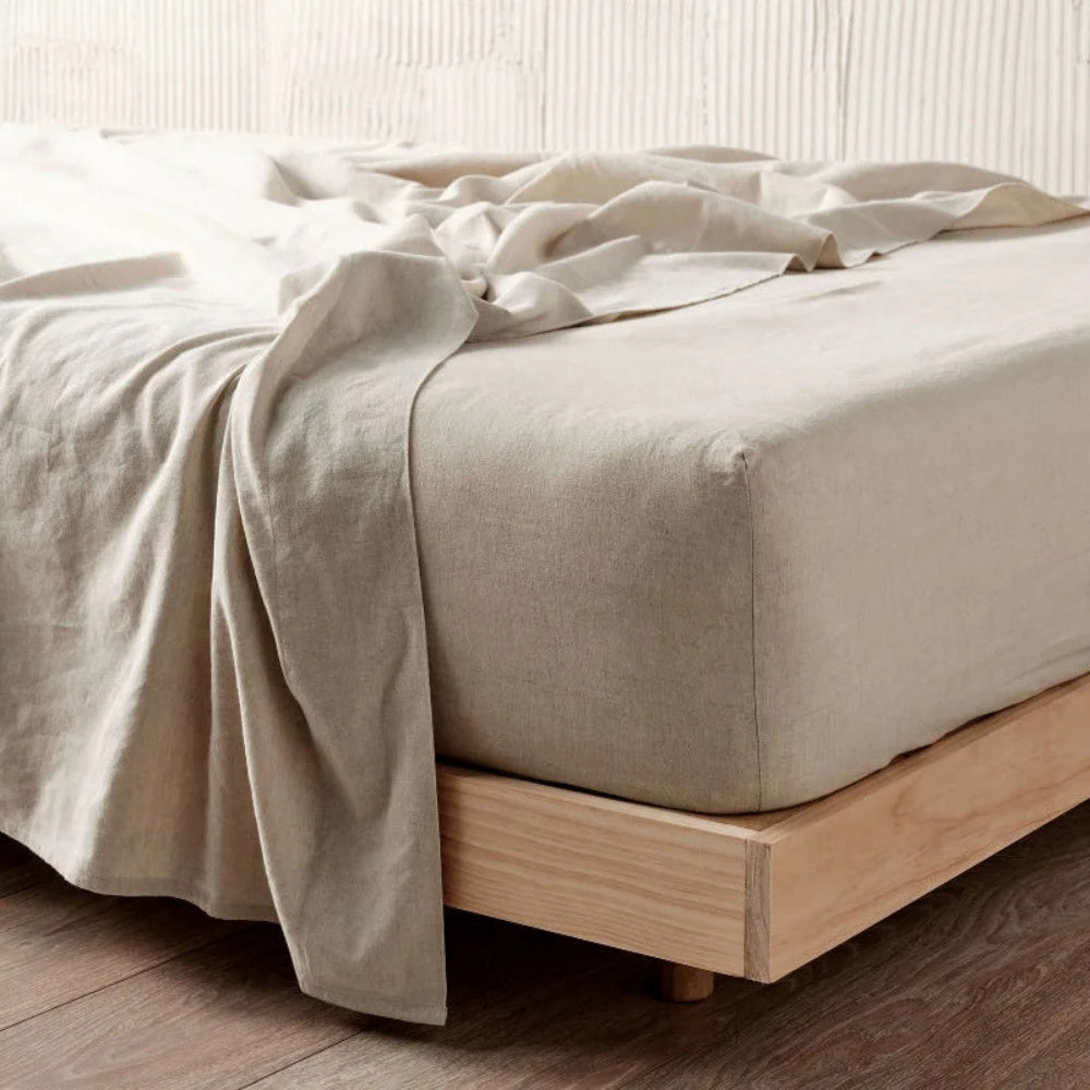 ECO Hampa Resårlakan dubbelsäng 180cm