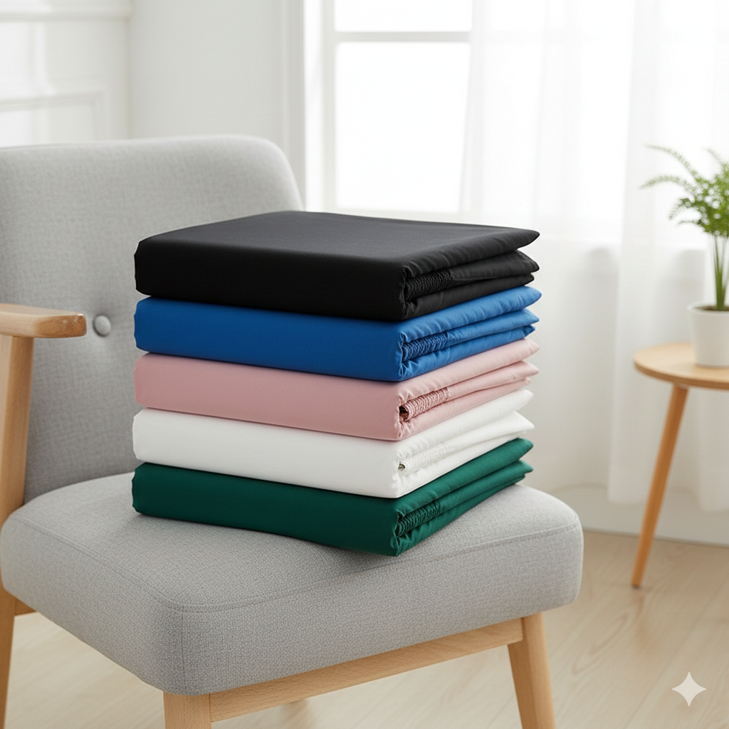 Underlakan Bomullslakan JUNO – Stretchbart dra-på-lakan i 100% bomull (Flera storlekar)