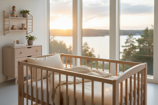 MINSTING - Formsytt lakan spjälsäng 2-pack vit + beige