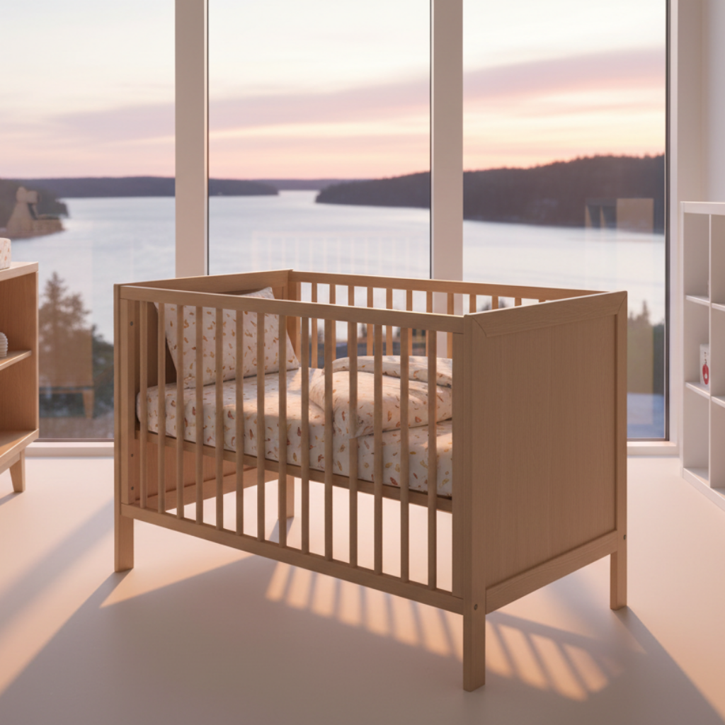 Underlakan Lakan spjälsäng MINSTING – Klassisk design och mjuk komfort för de minsta (60x120cm)