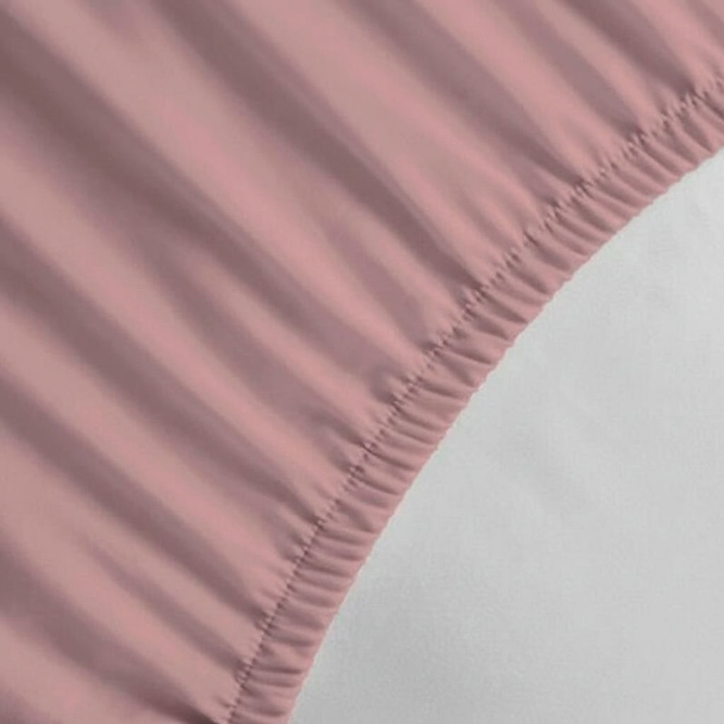 Underlakan Formsytt underlakan NILLA – Mjukt och följsamt i dämpad rosa (180 x 200 cm)