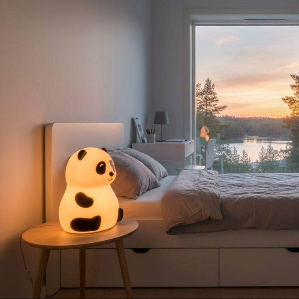 Lampa Nattlampa PANDAN – Mjuk och trygg nattbelysning för barnrummet