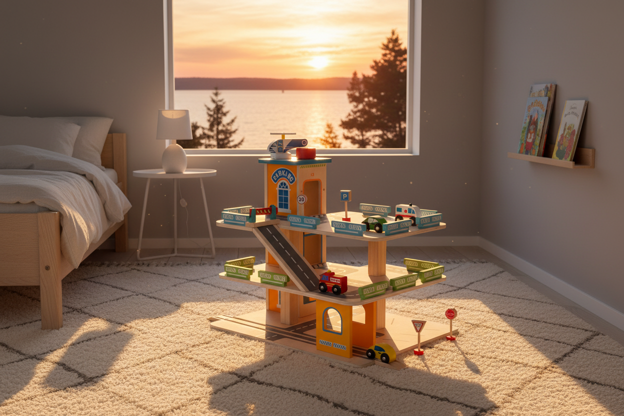 Wooden Parking Garage