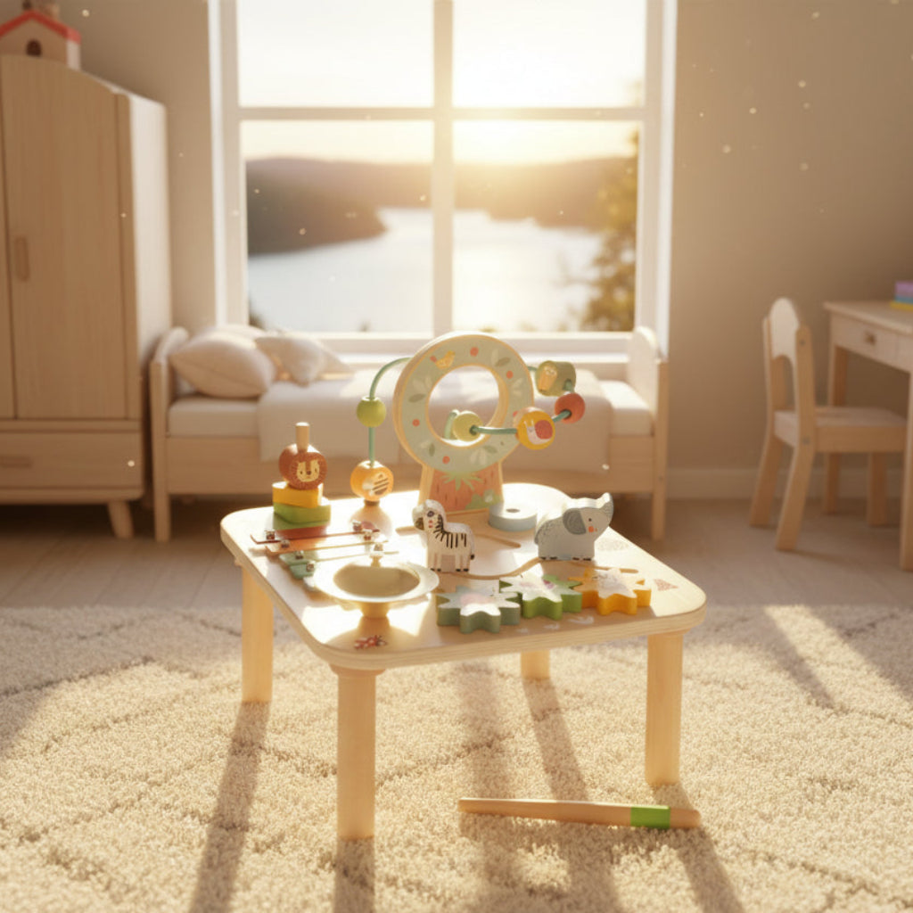 Leksaker Aktivitetsleksaker GREEN – i mjuka naturtoner