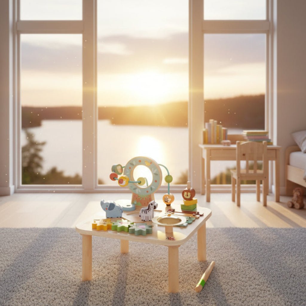 Leksaker Aktivitetsleksaker GREEN – i mjuka naturtoner