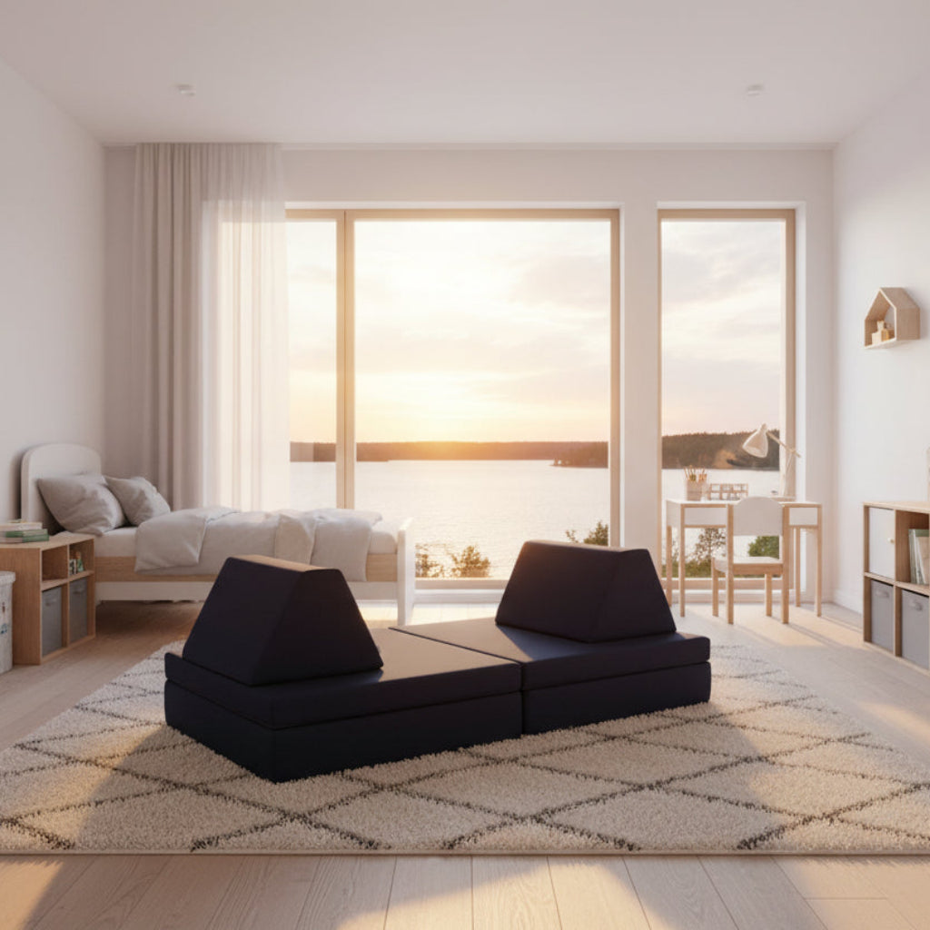 Soffa Aktivitetsmatta MJUK – Flexibel barnsoffa och lekmadrass i ett