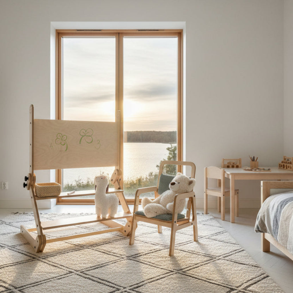 Klätterställning Klätterleksak NABU - skrivbord & whiteboard