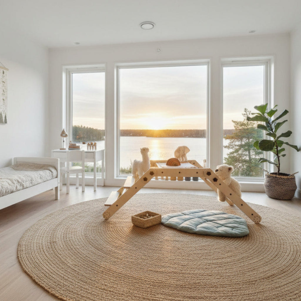 Klätterställning Klätterleksak NABU - skrivbord & whiteboard