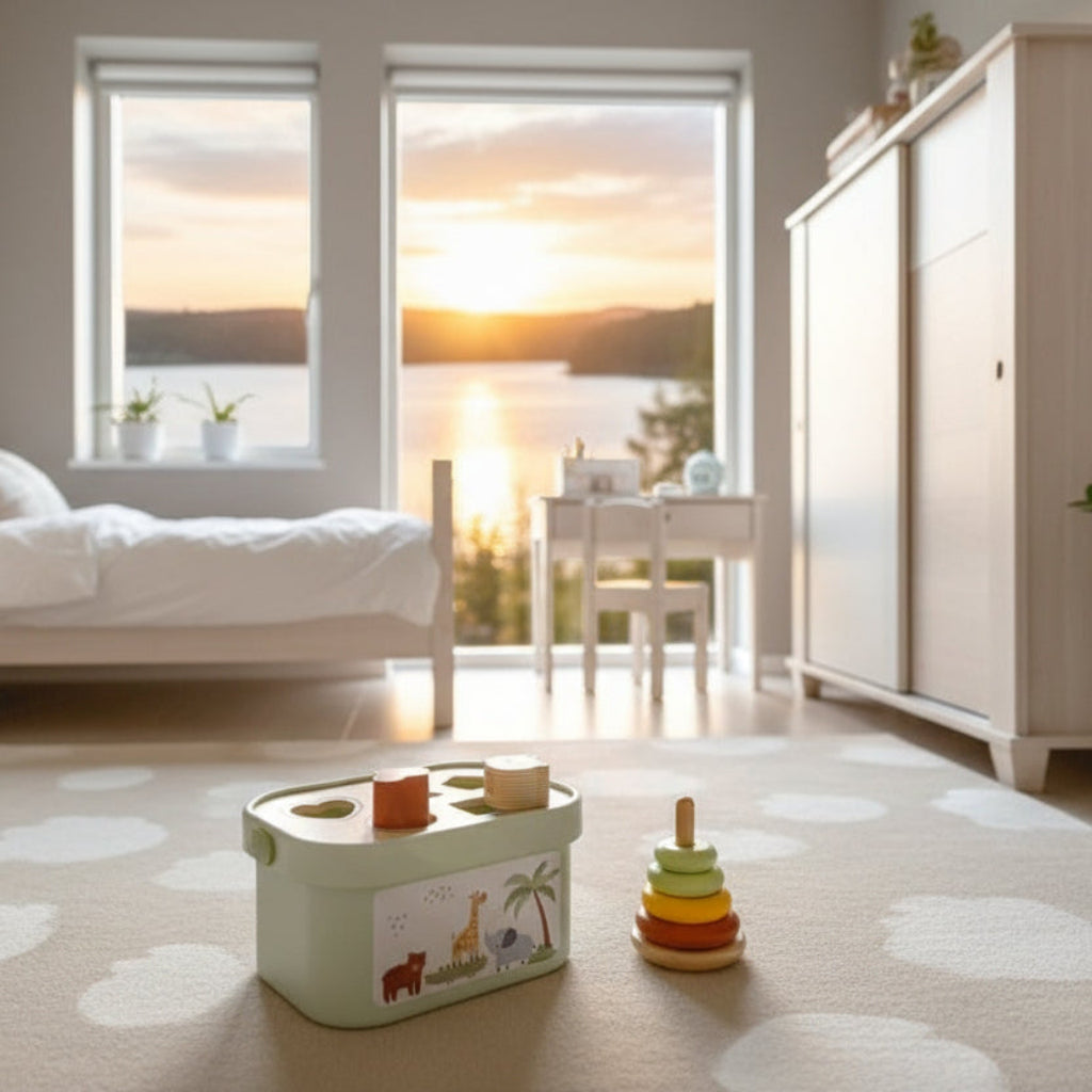 Leksaker Aktivitetslåda ÖVNING – Klassisk underhållning i naturmaterial