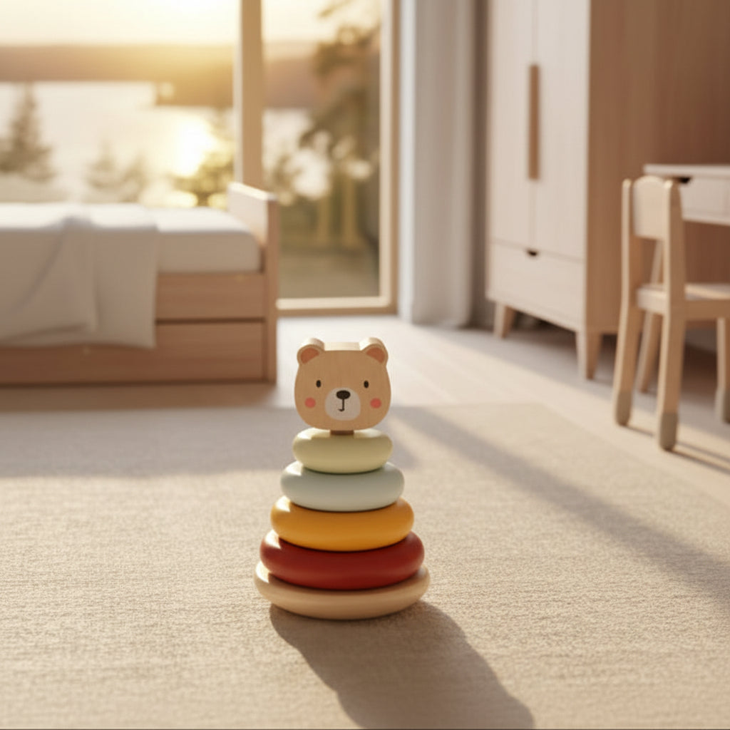 Leksaker Aktivitetslåda ÖVNING – Klassisk underhållning i naturmaterial