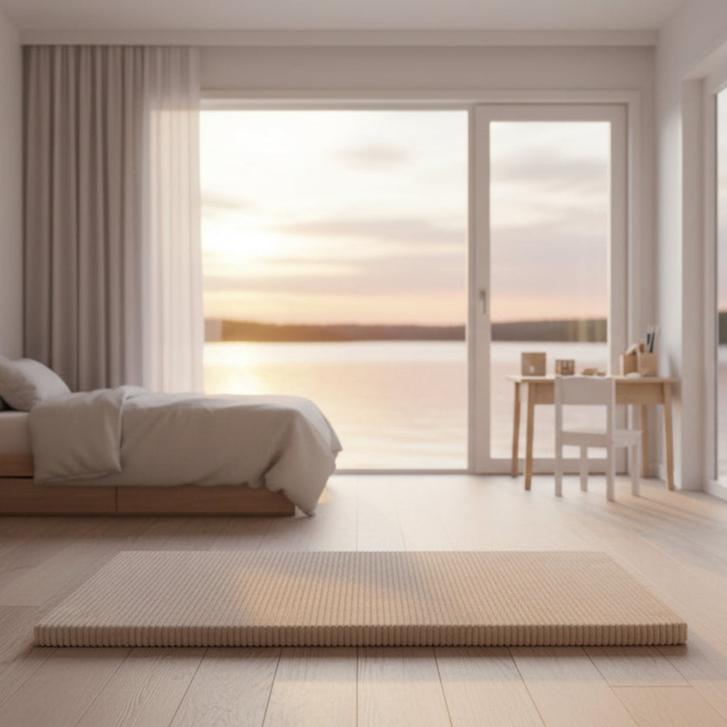 Lekmatta Mjuk och vändbar lekmatta PLAYFUL – för barnrummet (110 x 78 x 3 cm)