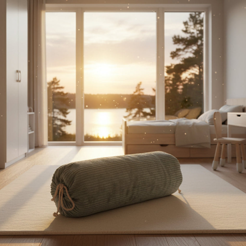 Lekmatta Mjuk och vändbar lekmatta PLAYFUL – för barnrummet (110 x 78 x 3 cm)