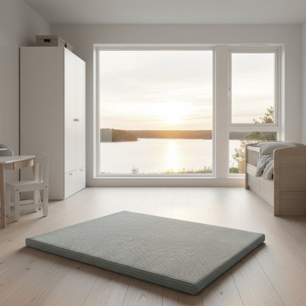 Lekmatta Mjuk och vändbar lekmatta PLAYFUL – för barnrummet (110 x 78 x 3 cm)