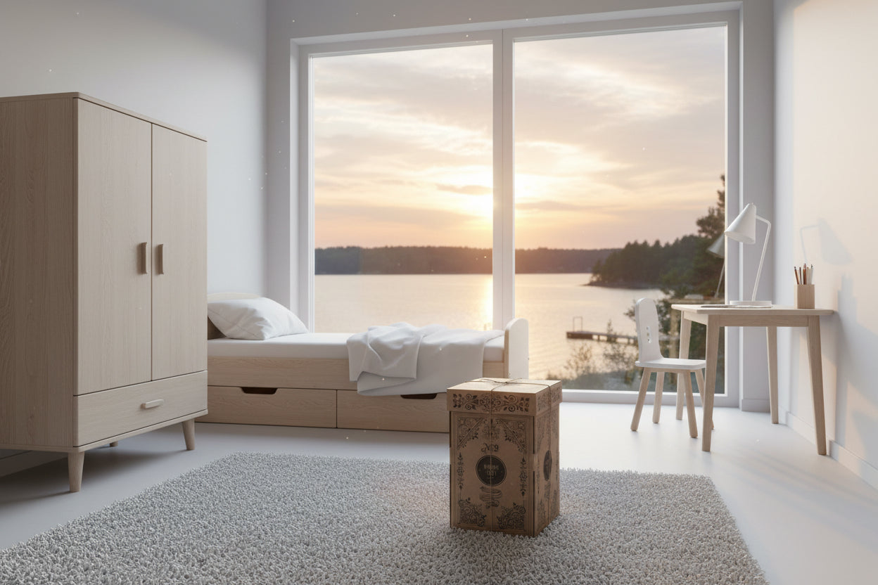 Wooden Round Pyramid - Natural