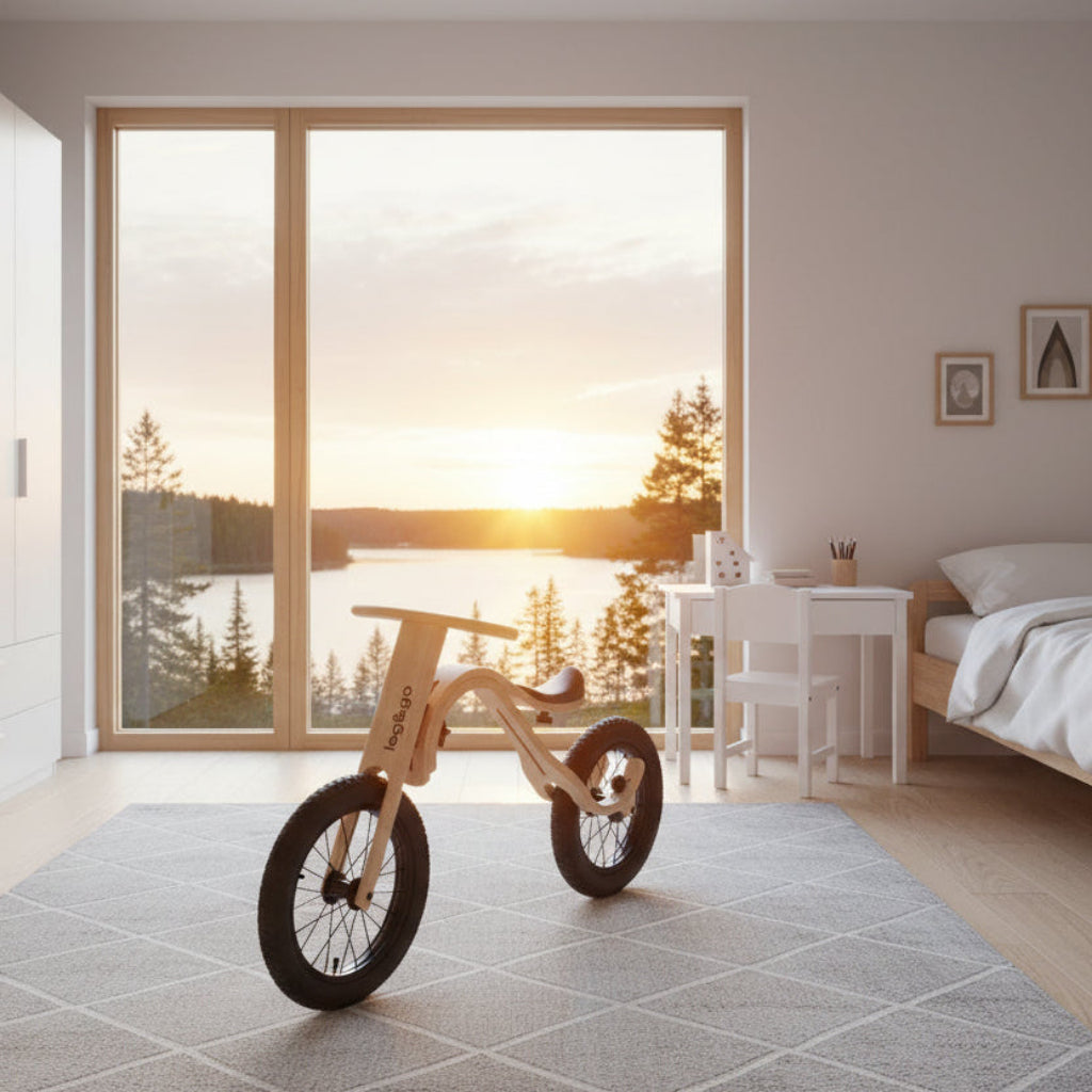 Babyleksaker Anpassningsbar springcykel RIDE – i stilren design