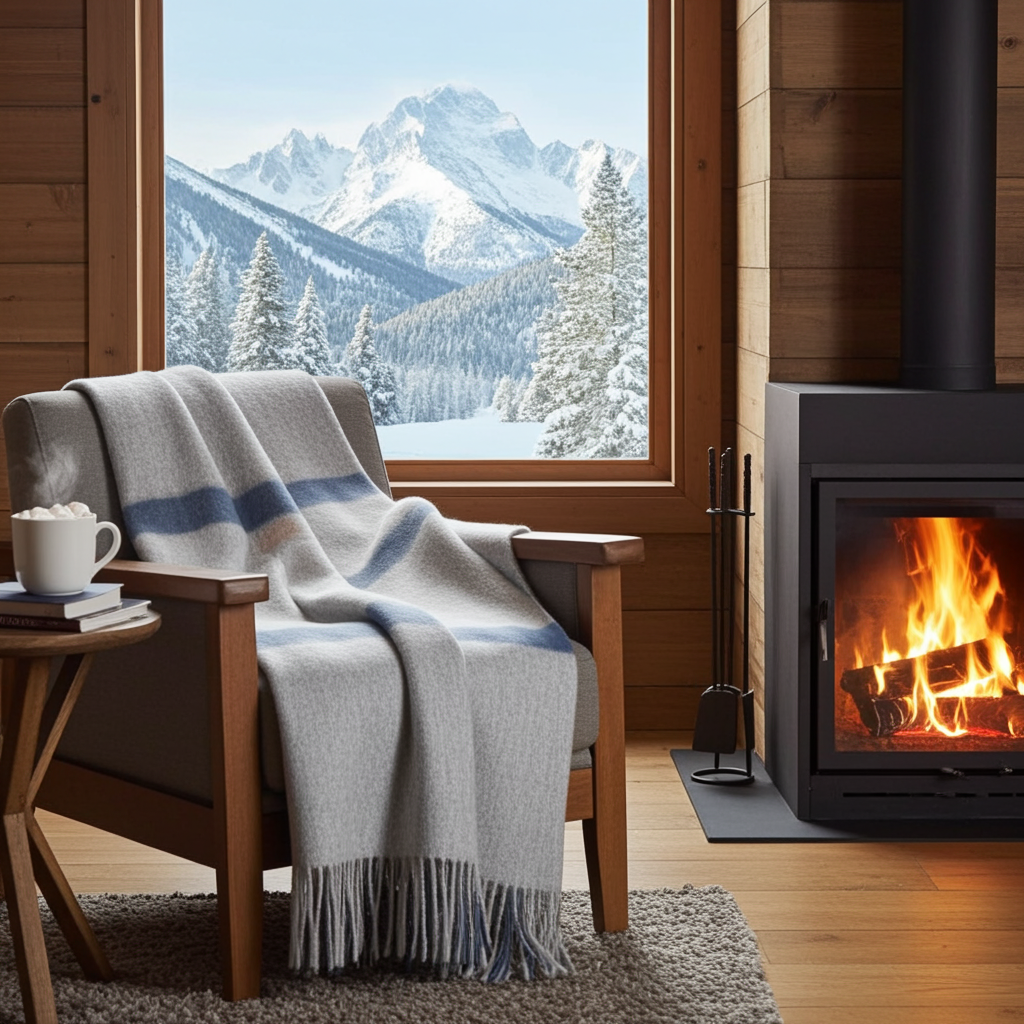 Filt Filt i lammull LAMMET – Naturlig värme och tidlös komfort (Flera varianter)