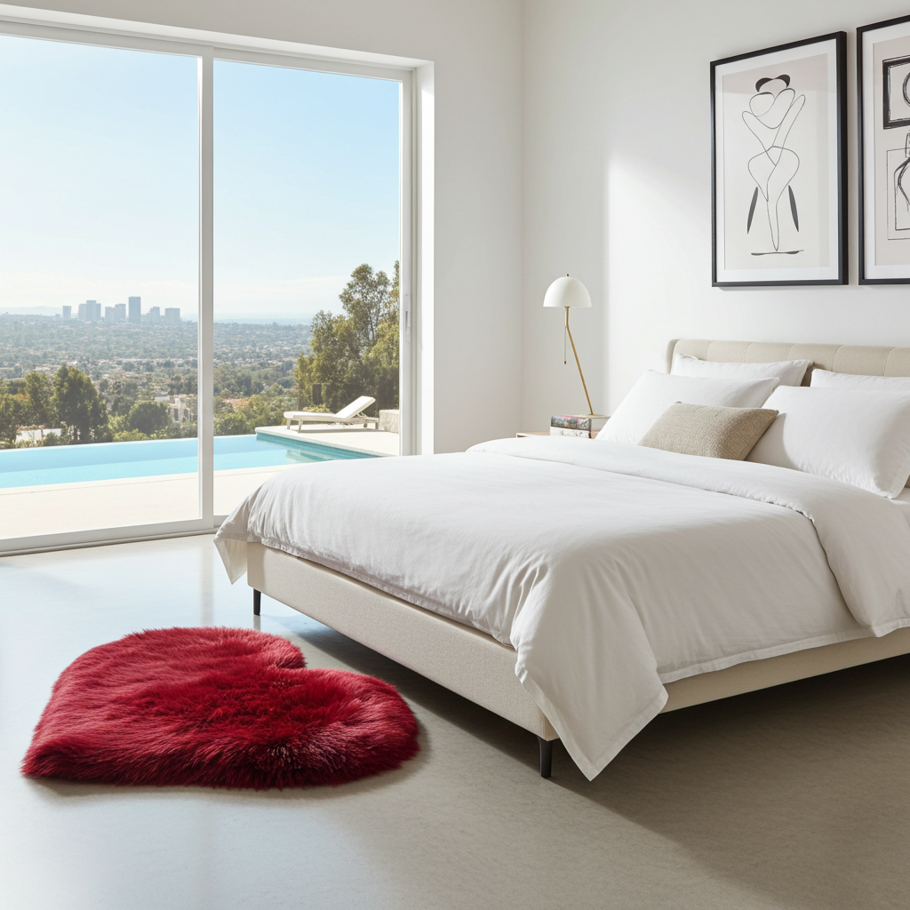 Mattor Matta HJÄRTAT – Mjuk och dekorativ matta för ett ombonat hem (Flera varianter)