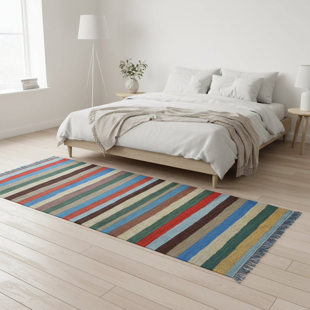 Mattor Ullmatta ARVID – Handvävd elegans i högkvalitativ ull (120 x 160 cm)