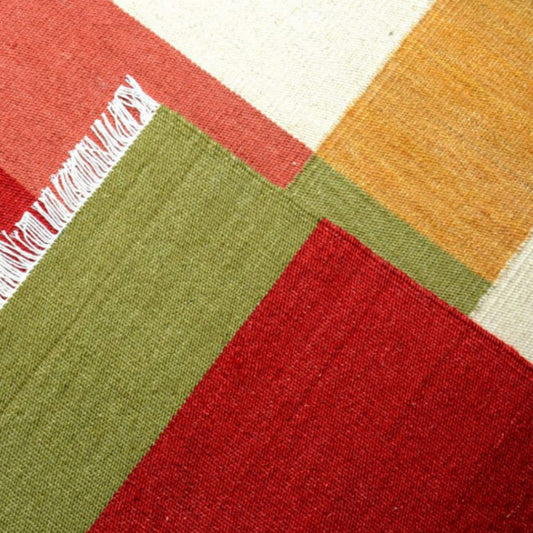 Mattor Ullmatta BOHEM – Handvävd karaktär med naturnära struktur (200 x 280 cm)