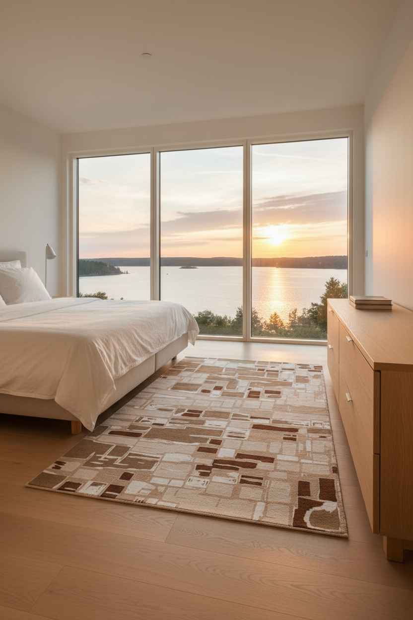 Mondrian in Earthy Hues Rug