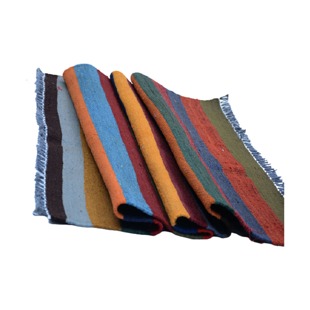 Mattor Handvävd ullmatta SAMUEL – Tidlös och slitstark i skandinavisk design (60 x 100 cm)