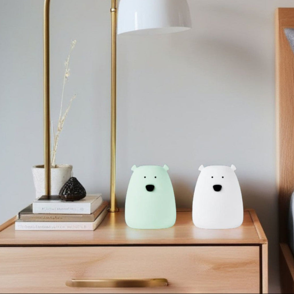 Nattlampa Nattlampa BJÖRNEN MINI 2-pack – Mjukt ledljus för barnets trygghet