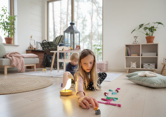 Lamp with Speaker - White Bird