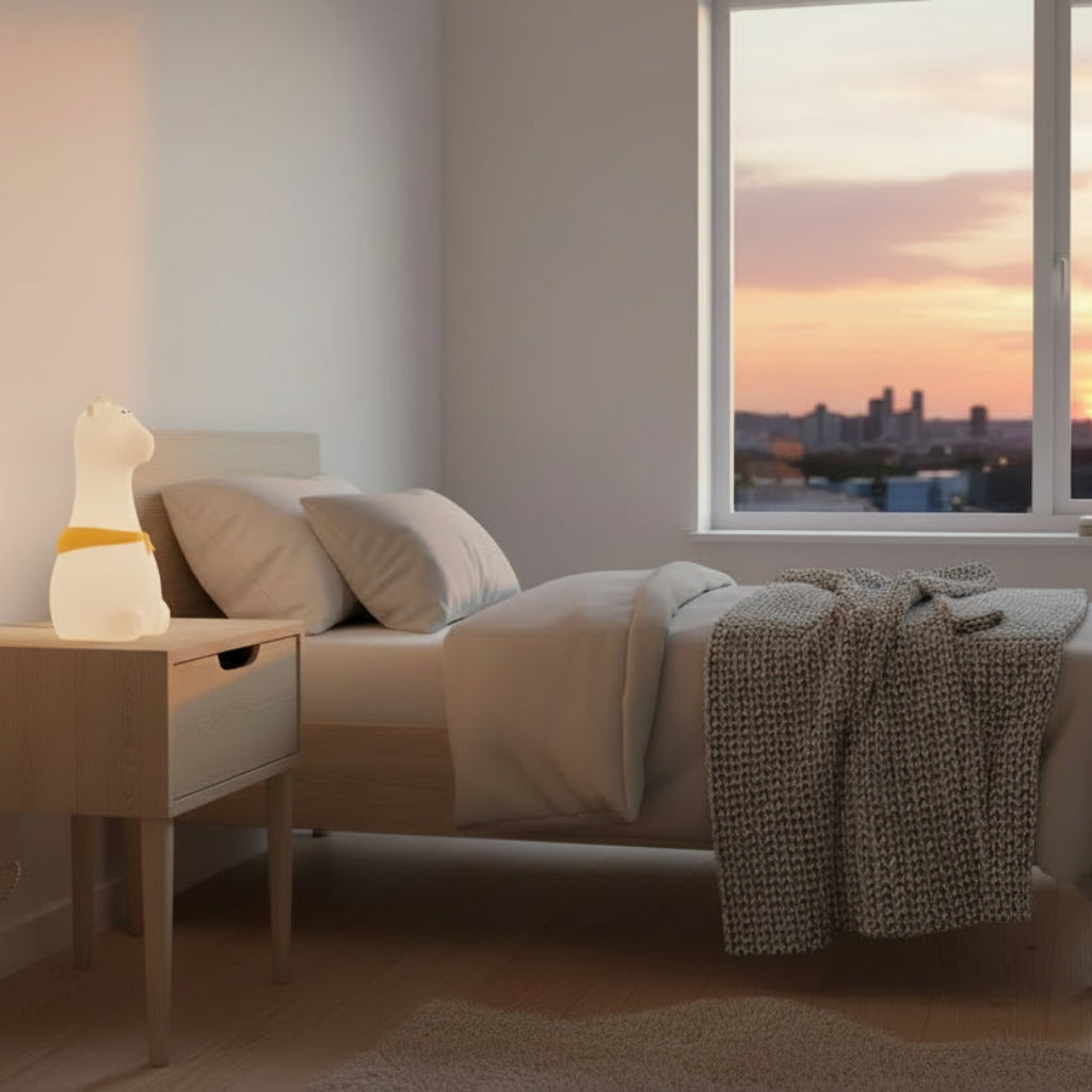 Nattlampa Nattlampa GIRAFF – Mjuk och dimbar belysning för barnrummet