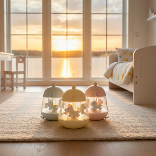 Nattlampa Nattlampa KARUSELL – Ett magiskt sken för nattens drömmar