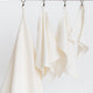 Organic Waffle Cotton Towel - Cream