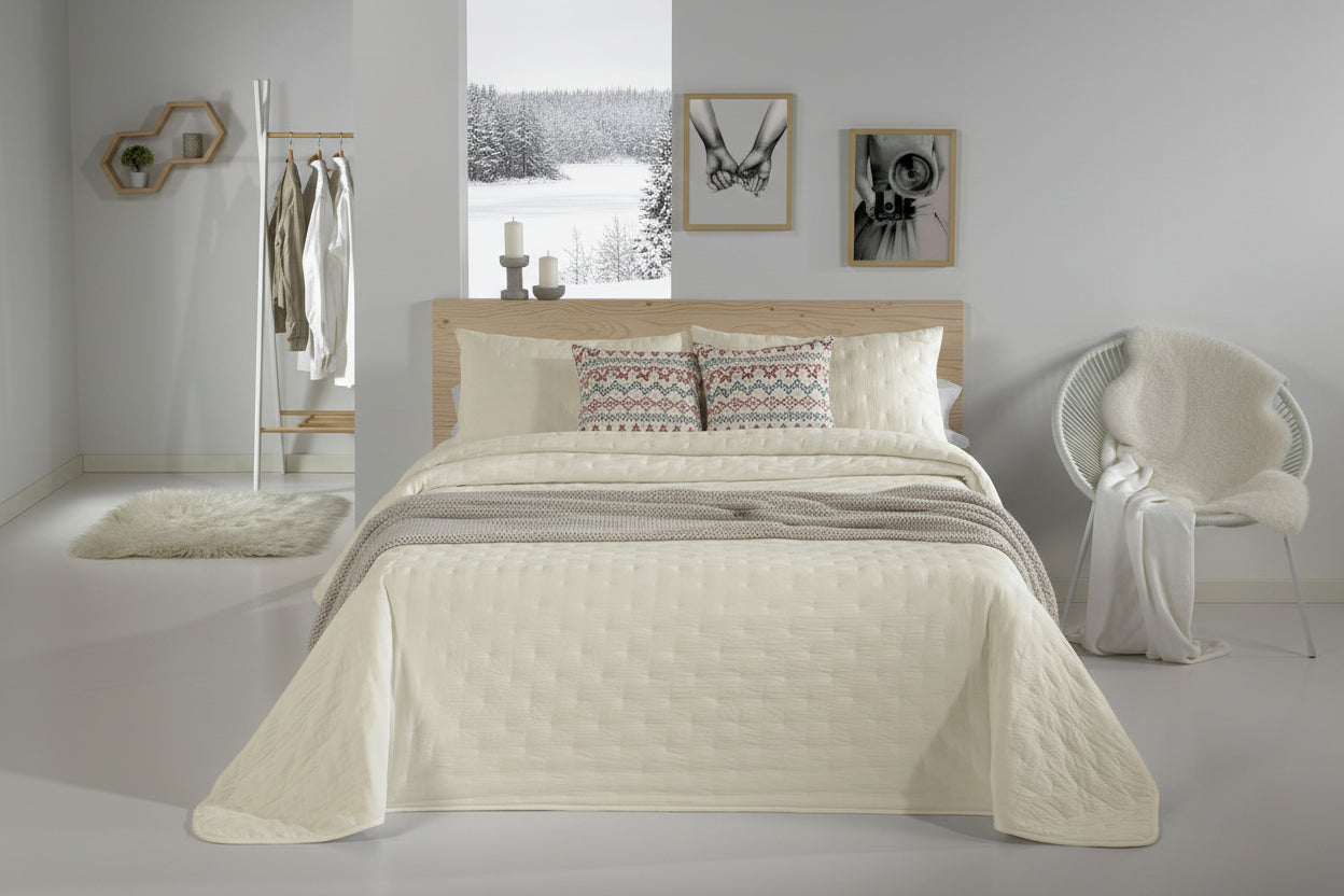 Bedspread (quilt) Pierre Cardin DOTS Soil Super king (3 Pieces)-0