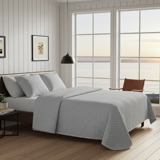 Överkast Överkast ESPEN – Tidlös elegans för dubbelsängen (230 x 270 cm)