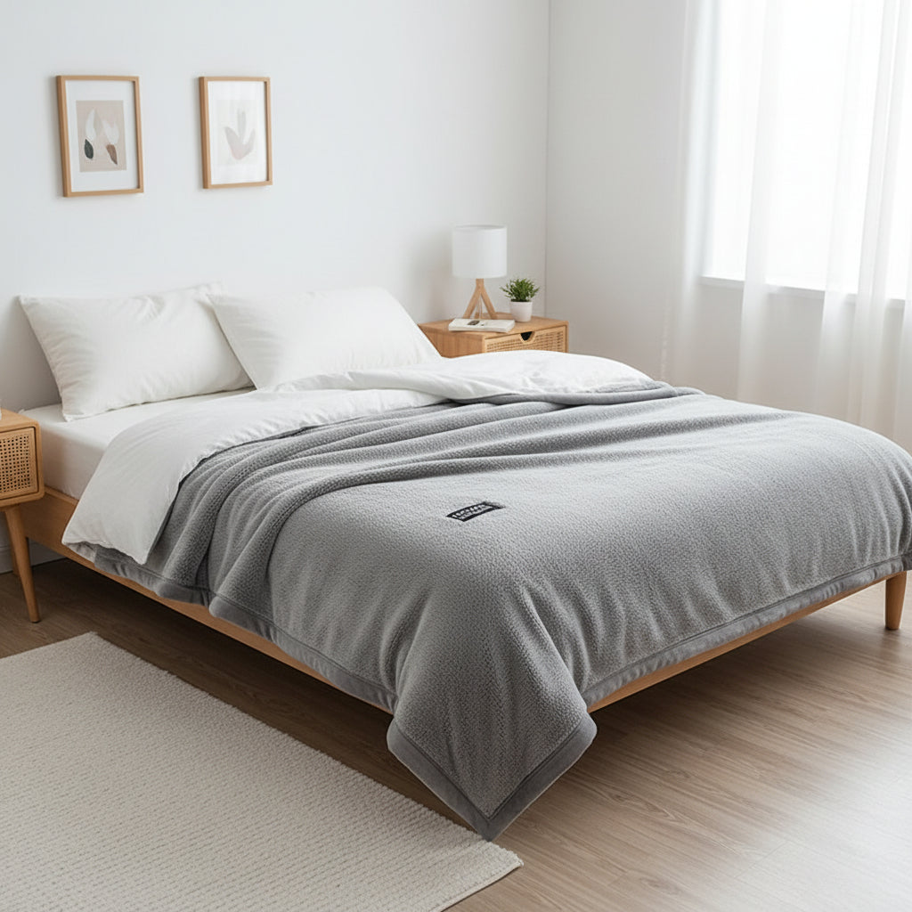 Överkast Överkast HEMMET – Elegant textur för ett harmoniskt sovrum (Flera varianter)