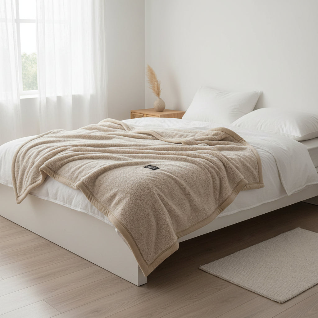 Överkast Överkast HEMMET – Elegant textur för ett harmoniskt sovrum (Flera varianter)
